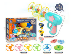 Flying Saucer Top Gun W/L(4C) toys