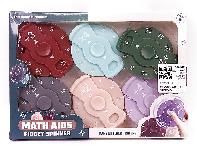 Math Aids Fidget Spinner(6in1) toys