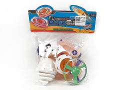 Flying Saucer Top Gun W/L toys