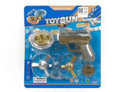 Flying Saucer Top Gun W/L(3C) toys