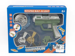 Flying Saucer Top Gun W/L(3C) toys