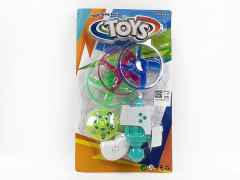 Flying Saucer Top Gun W/L toys