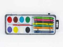 Crayon & Watercolour