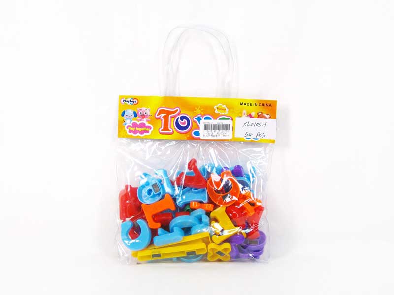 Magnetic Latter & Number(54pcs) toys