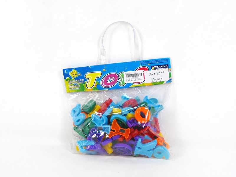 Magnetic Latter & Number(80pcs) toys