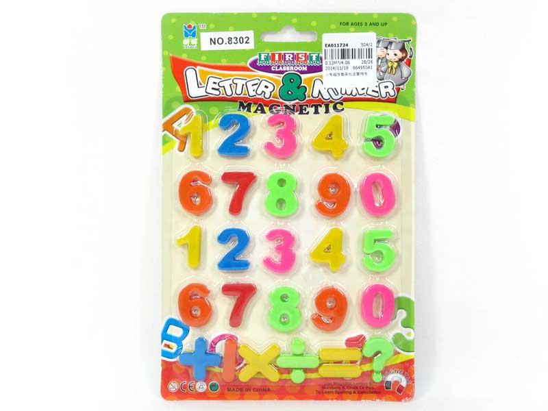 Magnetism Number & Operation Symbol & Letters toys