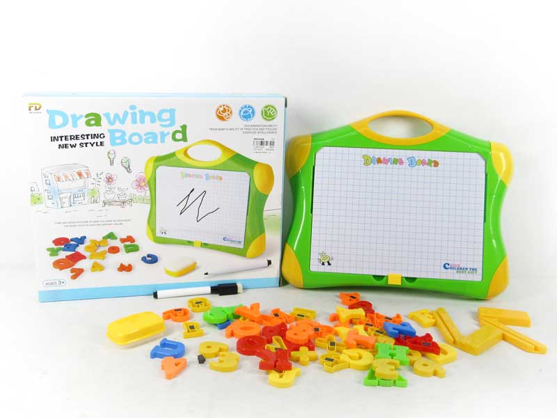 Drawing Board & Magnetic Latter & Number(2C) toys