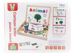 Cartoon Letter Puzzle Board toys