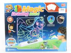 3D Magic Drawing Board W/L_S toys