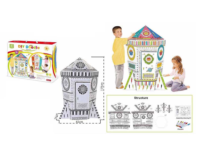 Coloured Drawring Of  Pattern toys