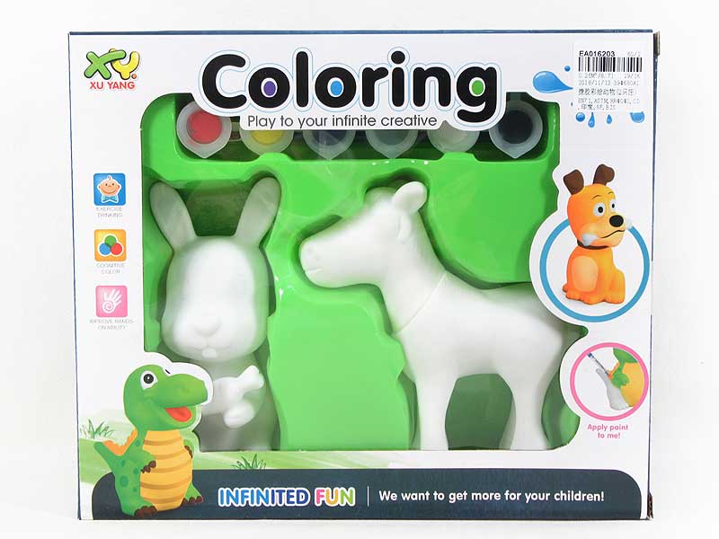 Painted Animals(2in1) toys