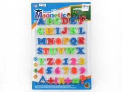 Magnetic English Letters & Numeric Symbols