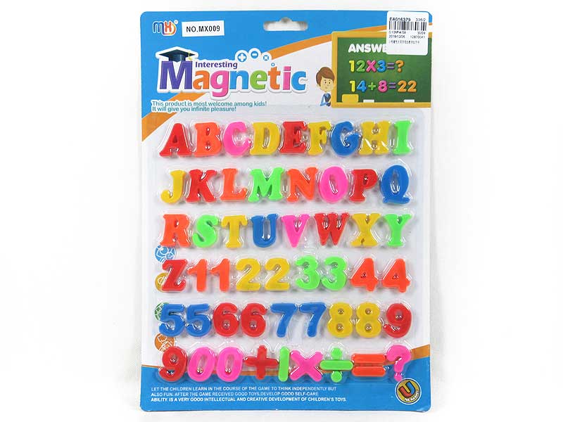 Magnetic Latter & Magnetic Number & Symbol toys