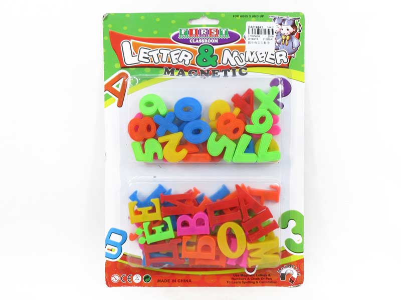 Magnetic Russian & Numbers toys