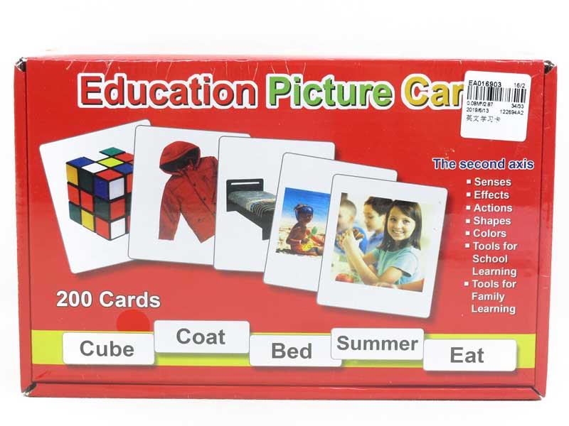 English Learning Card toys