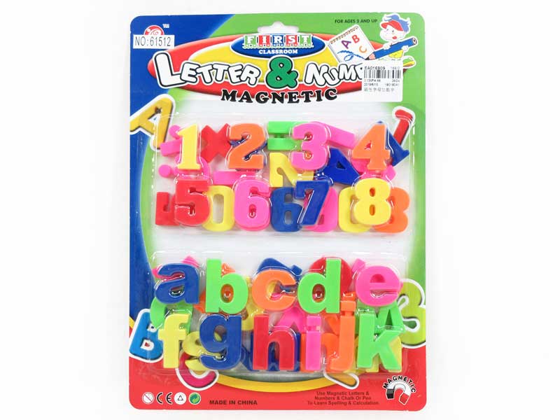 Magnetic Latter & Number toys