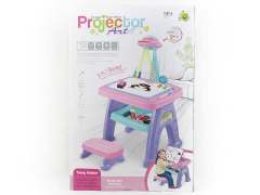 Projection Painting Learning Table
