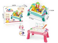 Colour Writing Board & Blocks(2C) toys
