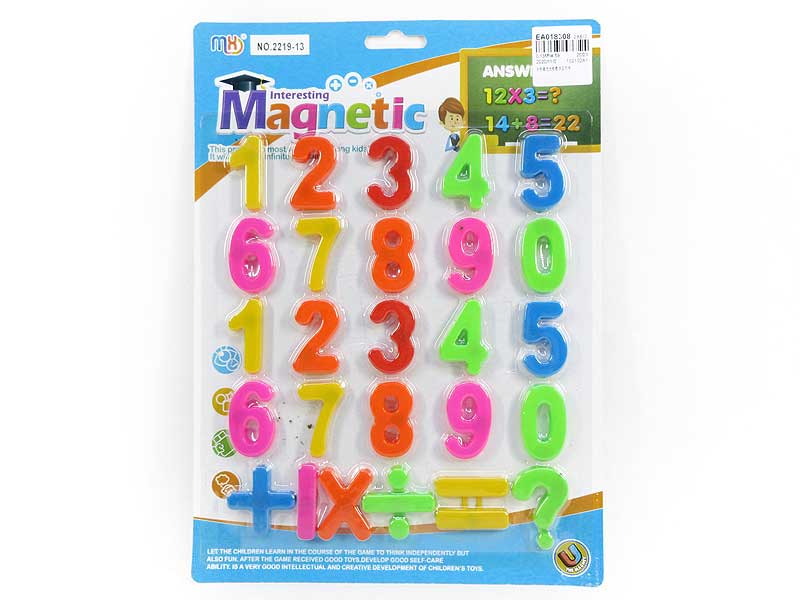 Magnetic Numbers And Symbols toys