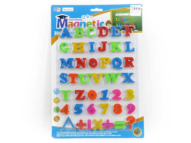 Magnetic English Letter & Numerals And Symbols toys
