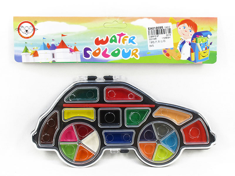 Watercolour toys