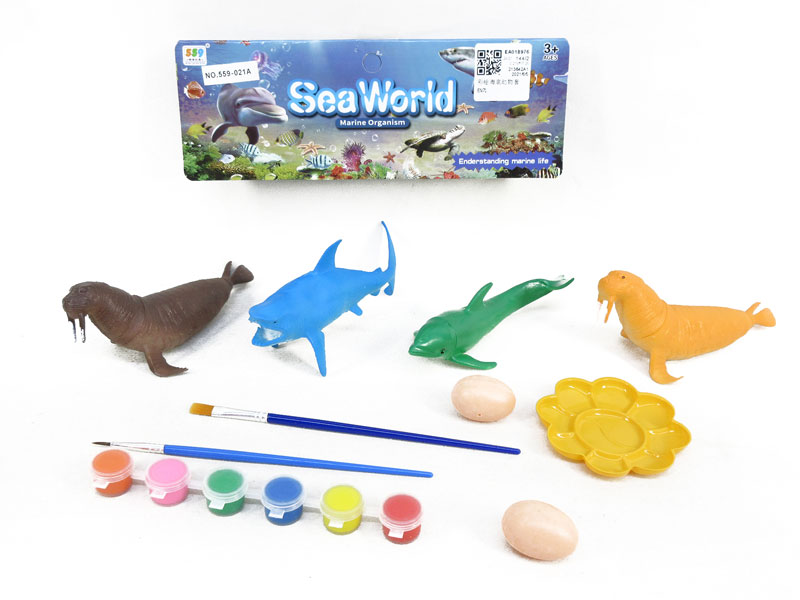 Stretchy Submarine Animal Set toys