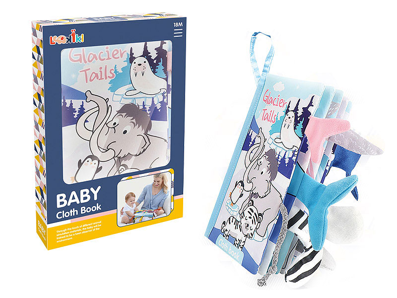 Glacier Animal Cloth Book toys
