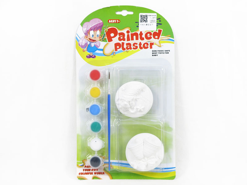 Painted Plaster Christmas toys