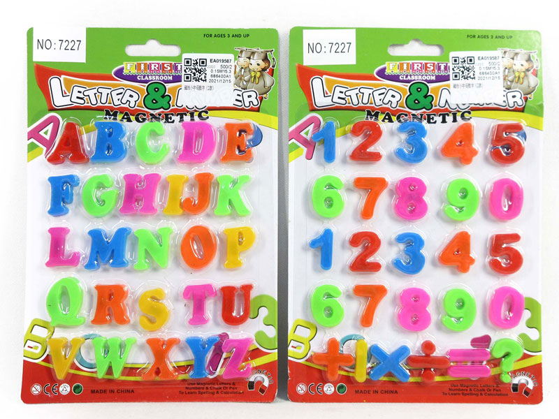 Magnetic Alphanumeric(2S) toys