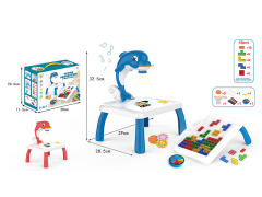 2in1 Writing Desk W/M toys