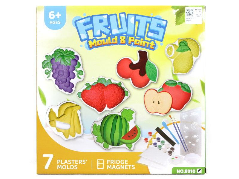 Painted Plaster Fruit toys