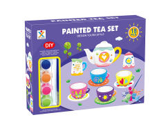 Painted Tea Set