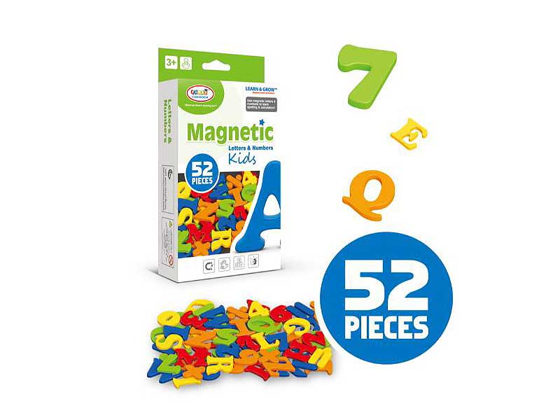 1.5inch Magnetic Alphanumeric(52PCS) toys