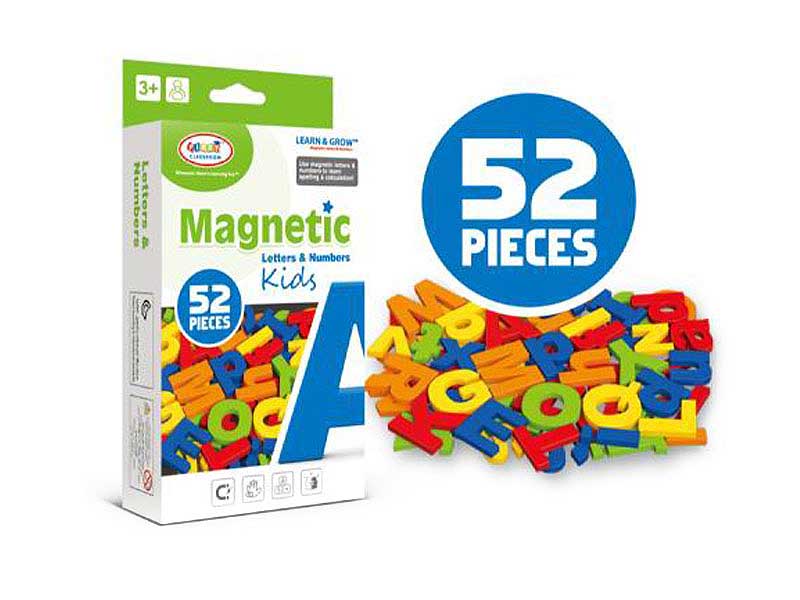 1.75inch Magnetic Alphanumeric(52PCS) toys