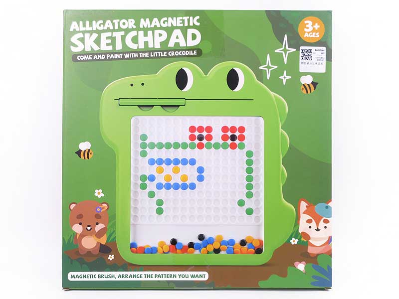 Crocodile Magnetic Brush Drawing Board toys