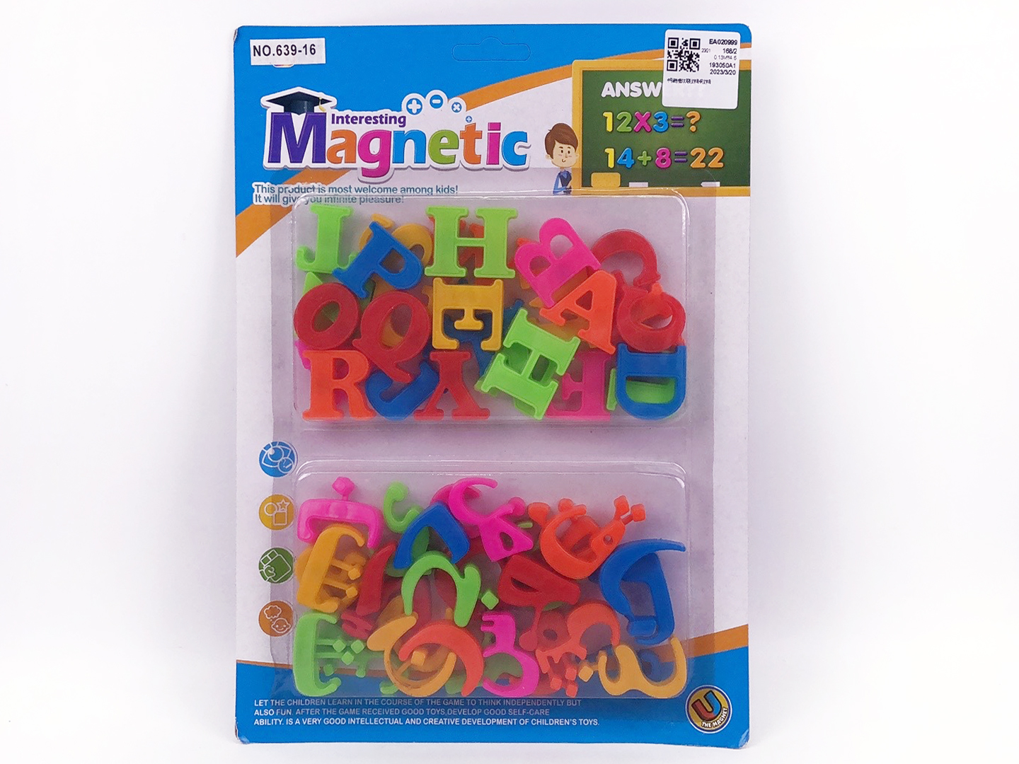 Magnetic English Letters & Arabic Alphabet toys