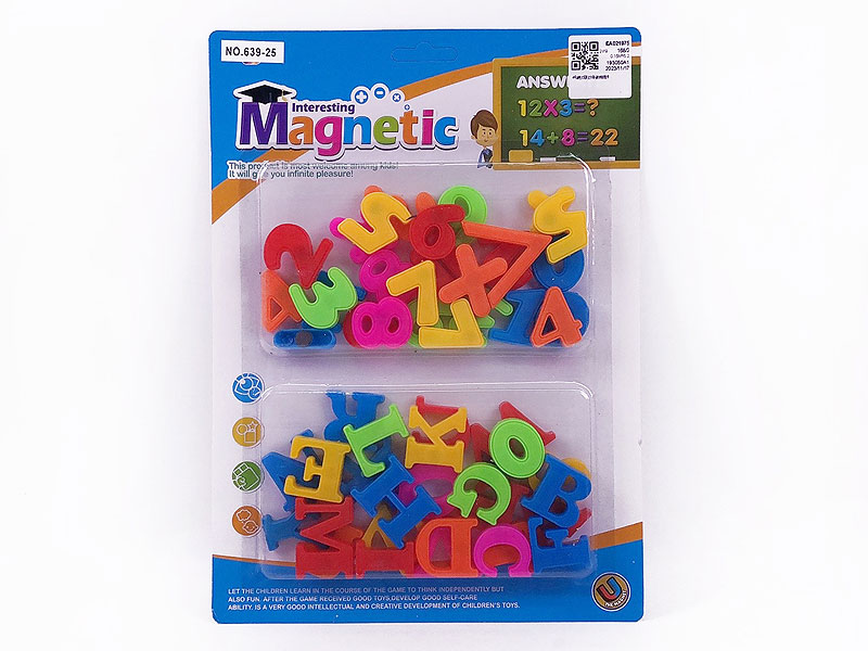 Magnetism  English Letter & Magnetic Number toys