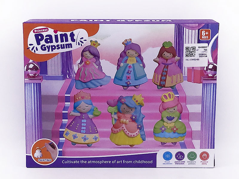 Paint Gypsum toys