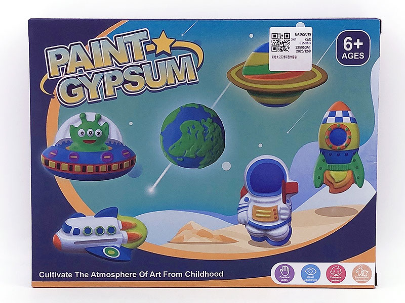 Paint Gypsum toys