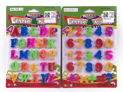 实色磁性英文字母数字（2款）