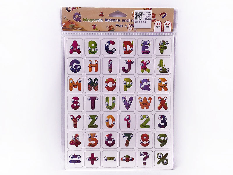 Magnetic Numeric Alphabet toys