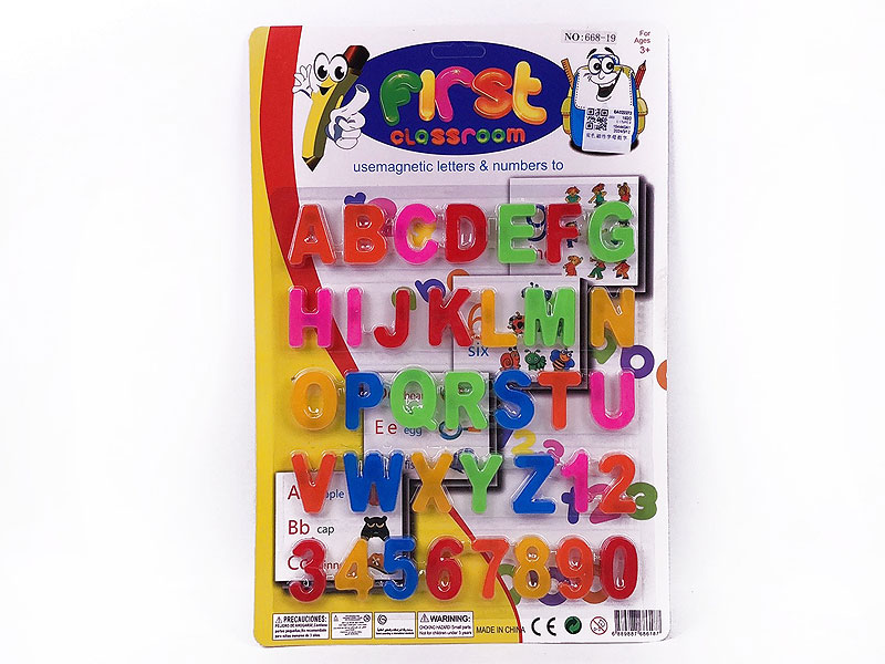 Magnetic Alphabet Numbers toys