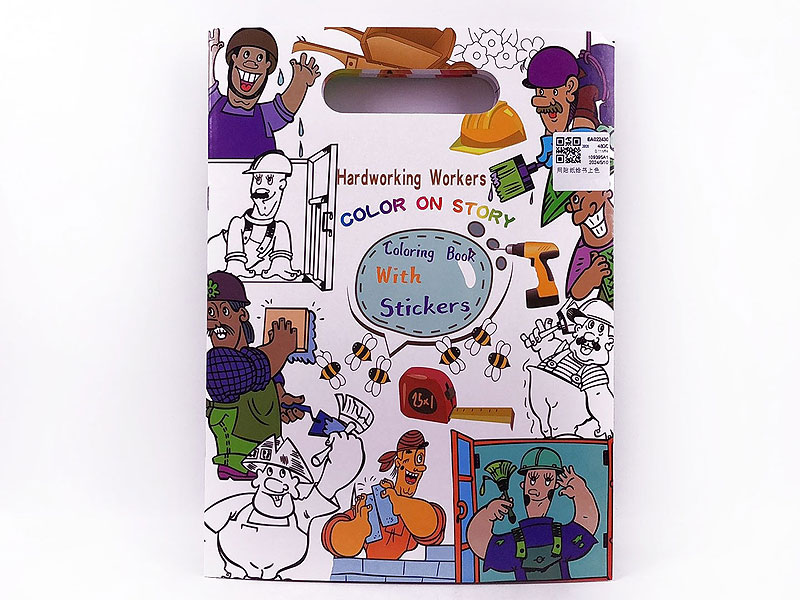 Coloring Book With Stickers toys