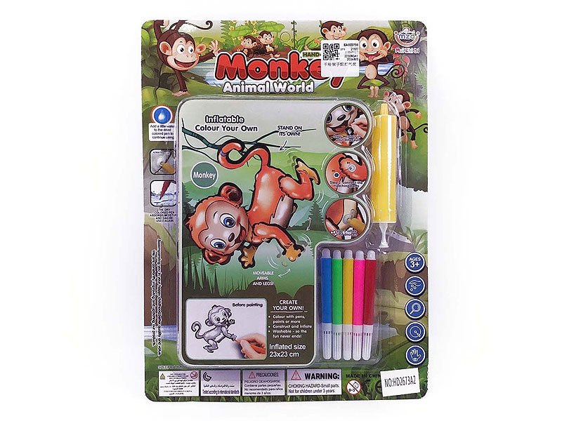 Painting Monkey toys