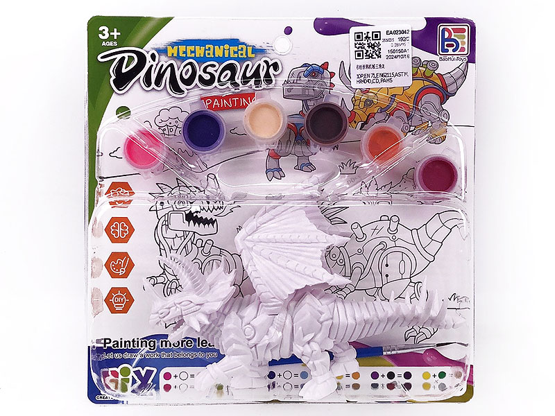 Painted Triceratops toys