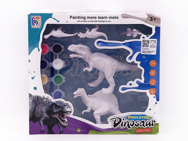 Painted Dinosaurs toys