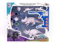 Painted Dinosaurs toys