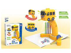 Bus Projection Painting Machine toys