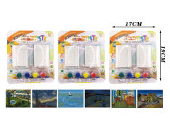 Painted Gypsum Landscape(3S) toys