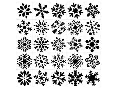 Snowflake Painting Template toys